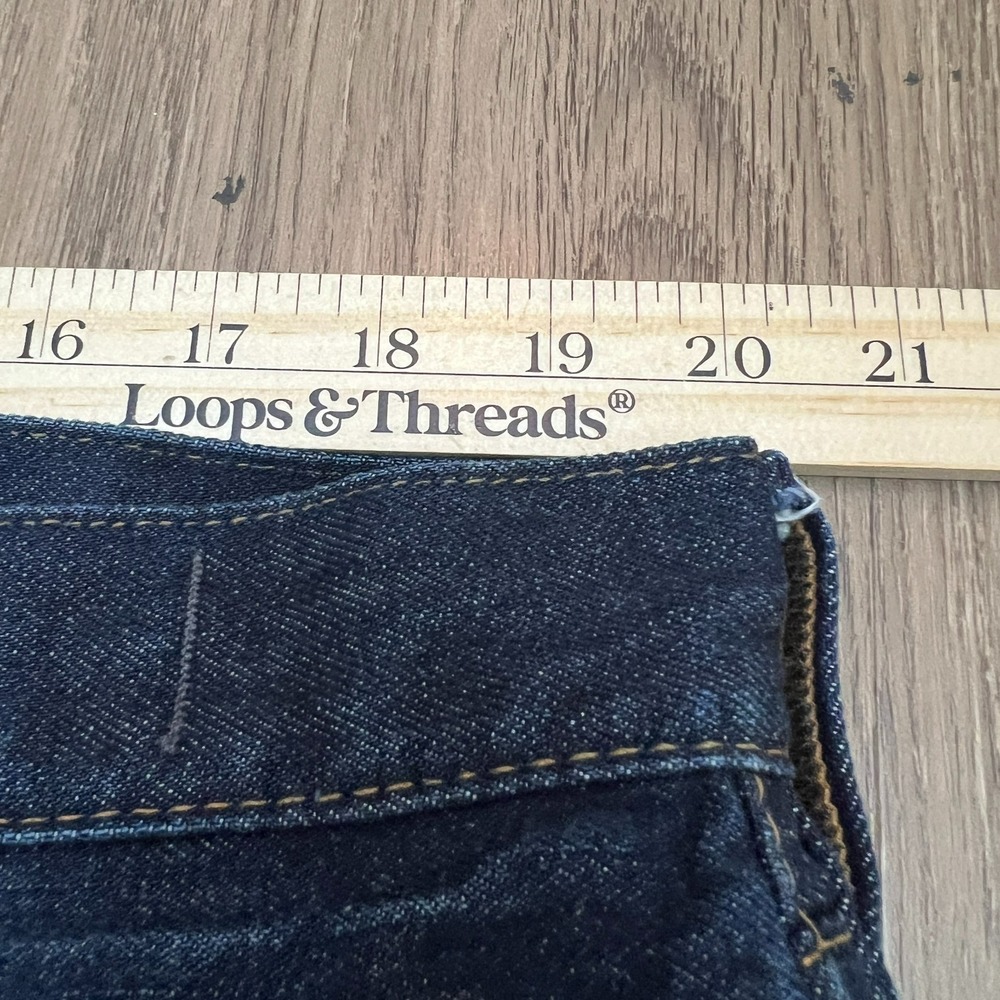 Denim & Supply Ralph Lauren‎ Jeans 38x32 Dark Wash Straight Leg Whiskered - Picture 8 of 8